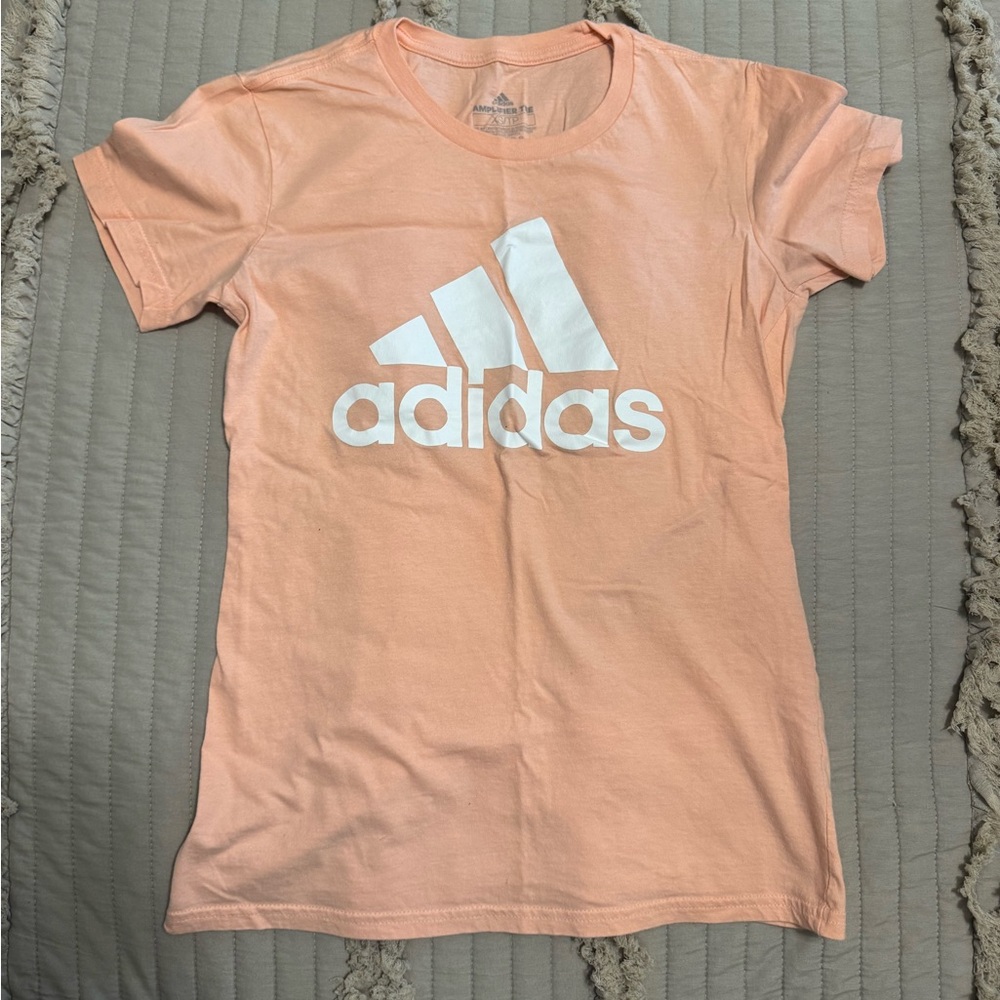 Adidas Kids Coral Tee with Logo